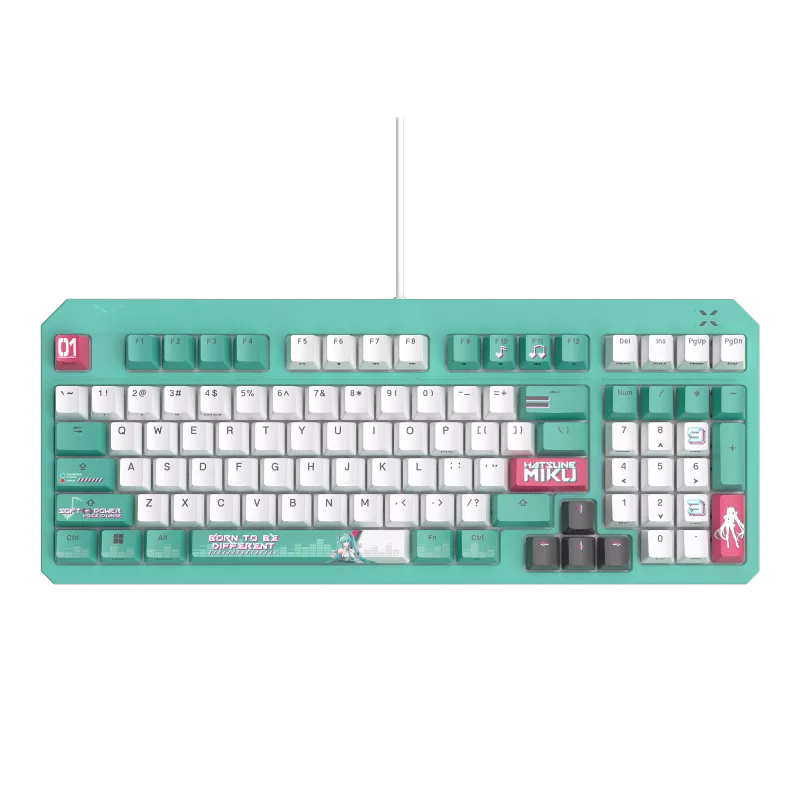 Bàn phím cơ có dây ASUS TUF Gaming K3 Gen II Hatsune Miku