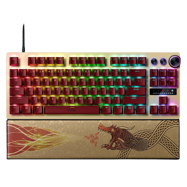 Bàn phím có dây Razer Huntsman V3 Pro Tenkeyless Counter-Strike 2 Edition